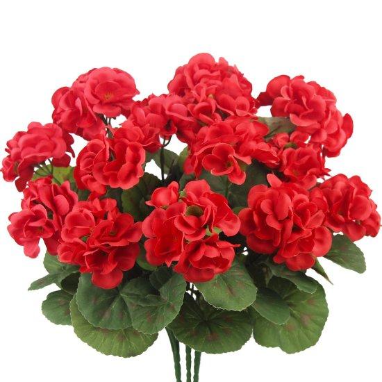 Kırmızı Frenk Gülü Yapay