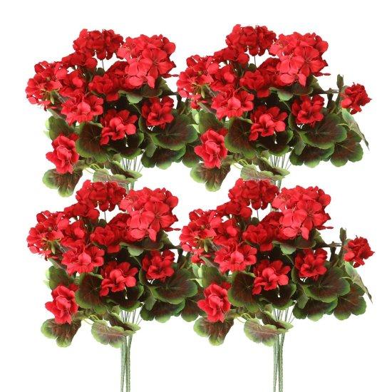 Kırmızı Frenk Gülü Yapay