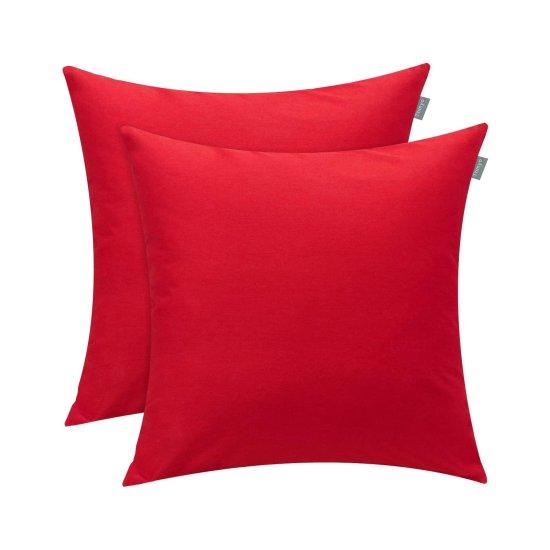 Kırmızı Kırlent Kılıfı