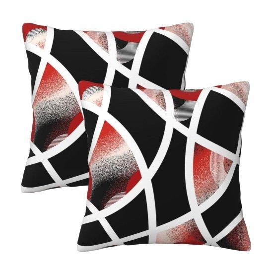 Kırmızı Kırlent Kılıfı