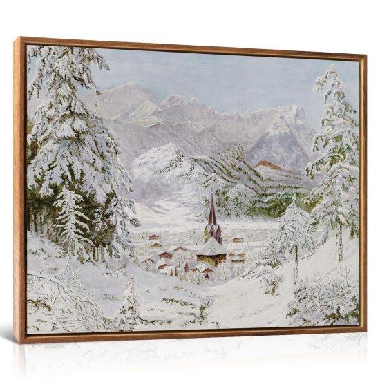Kış Manzaraları Tablo