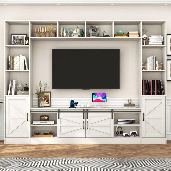 Kitaplıklı Tv Ünitesi