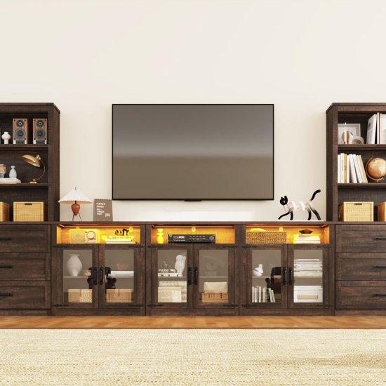 Kitaplıklı Tv Ünitesi