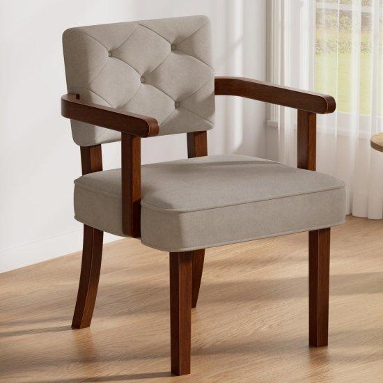 Kolçaklı Ahşap Sandalye