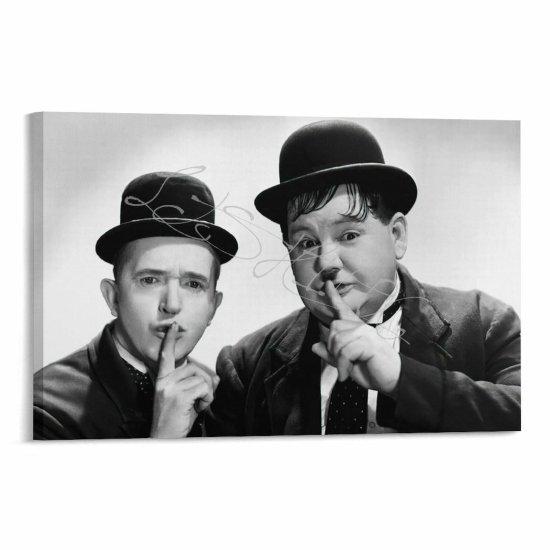 Laurel Hardy Kanvas Tablo