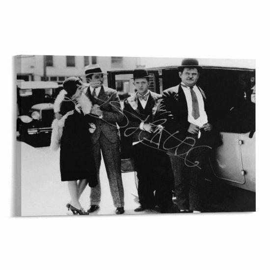 Laurel Hardy Kanvas Tablo