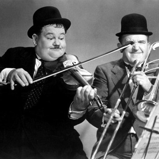 Laurel Hardy Kanvas Tablo