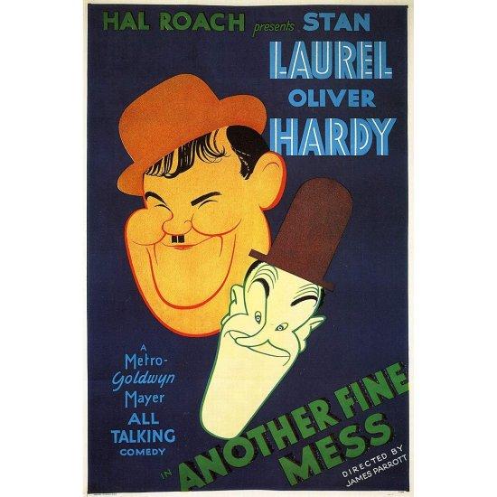 Laurel Hardy Kanvas Tablo