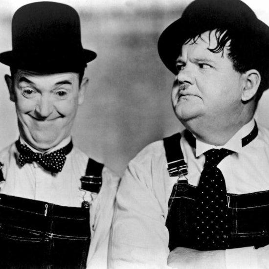 Laurel Hardy Kanvas Tablo