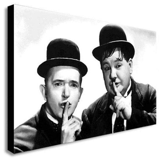 Laurel Hardy Kanvas Tablo