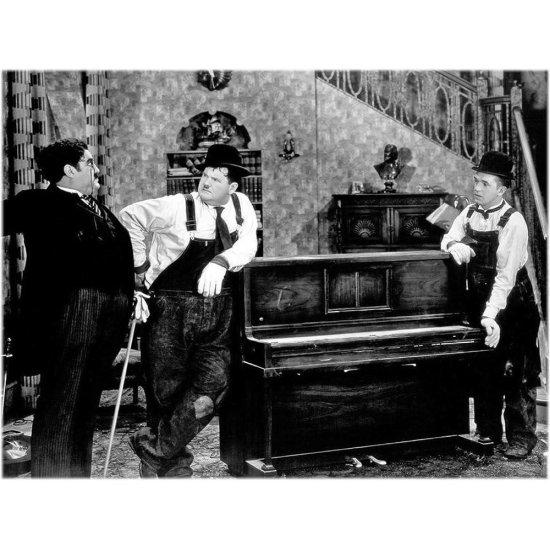 Laurel Hardy Kanvas Tablo