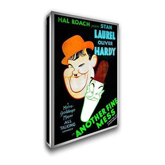Laurel Hardy Kanvas Tablo