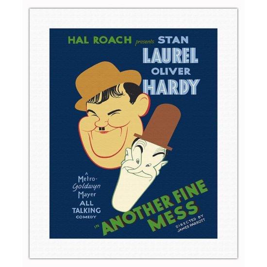 Laurel Hardy Kanvas Tablo