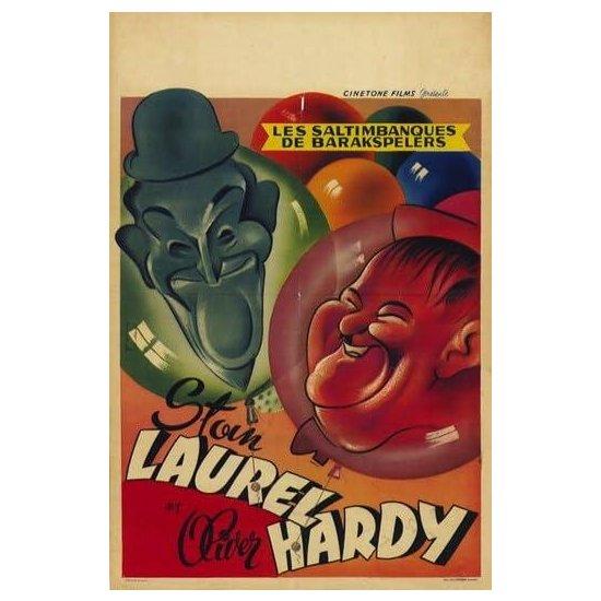 Laurel Hardy Kanvas Tablo