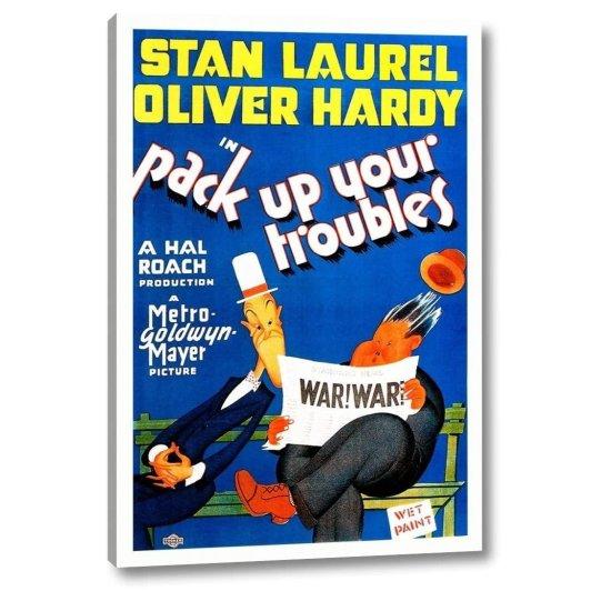 Laurel Hardy Kanvas Tablo
