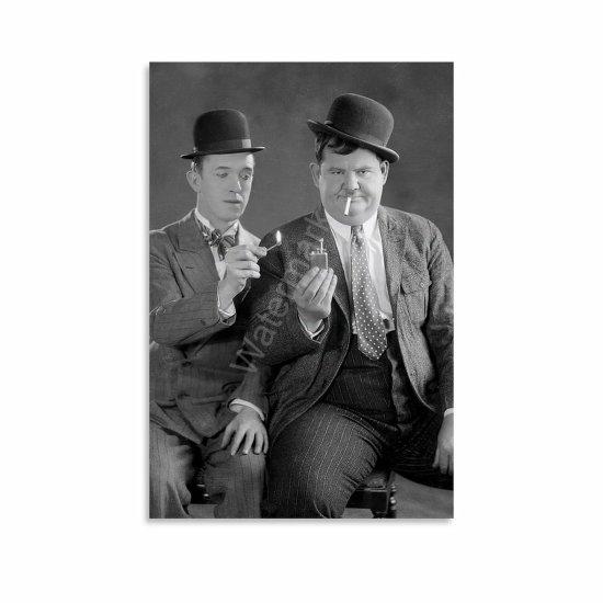 Laurel Hardy Kanvas Tablo