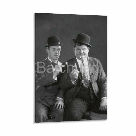 Laurel Hardy Kanvas Tablo