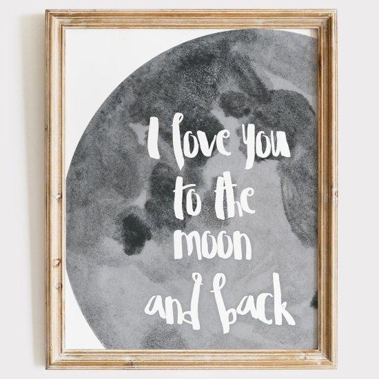 Love U To The Moon And Back Tablo