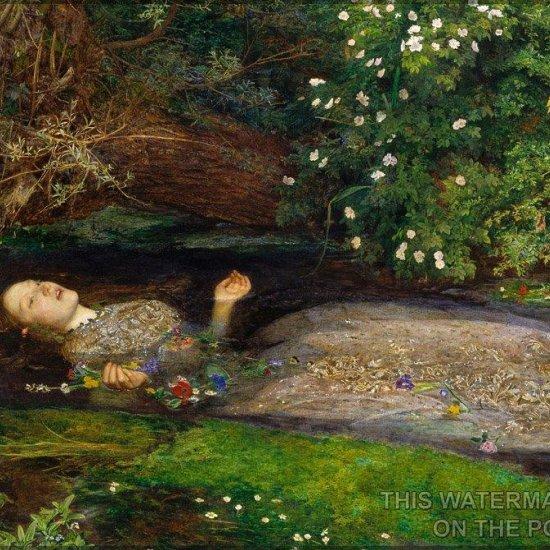 Millais Ophelia Tablosu