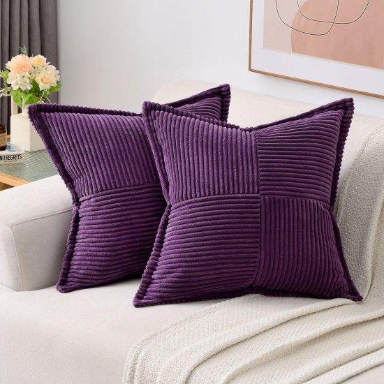 Mor Kırlent Kılıfı