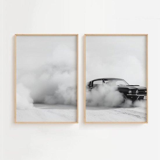 Mustang 1965 Kanvas Tablo