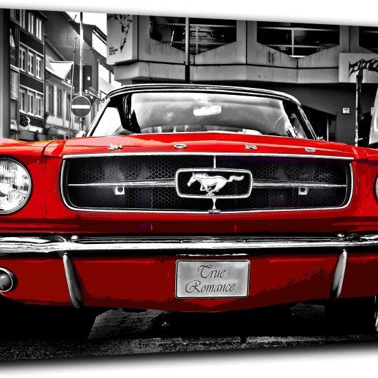 Mustang 1965 Kanvas Tablo
