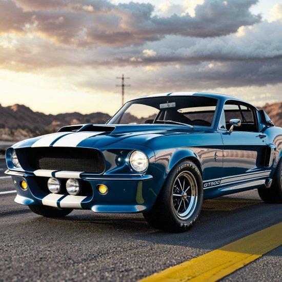 Mustang 1965 Kanvas Tablo