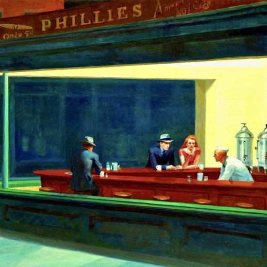 Otomat Tablosu Edward Hopper