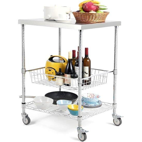 Paslanmaz Servis Arabası