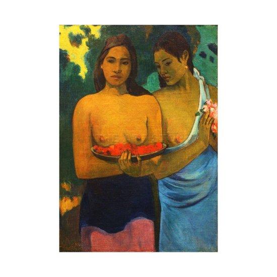Paul Gauguin Tahitili Kadınlar Otururken