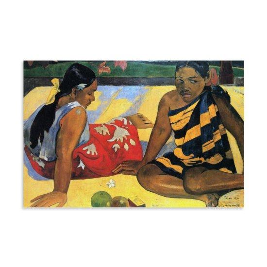 Paul Gauguin Tahitili Kadınlar Otururken
