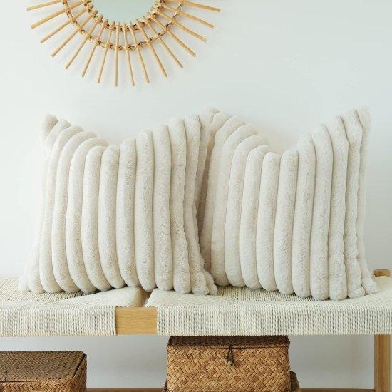 Peluş Kırlent Kılıfı