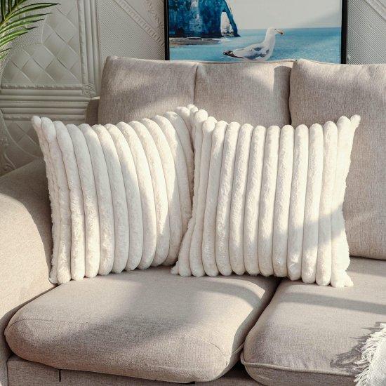 Peluş Kırlent Kılıfı