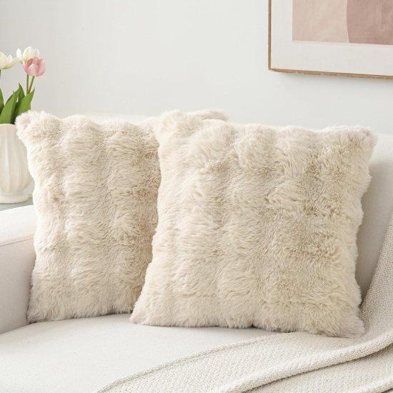 Peluş Kırlent Kılıfı