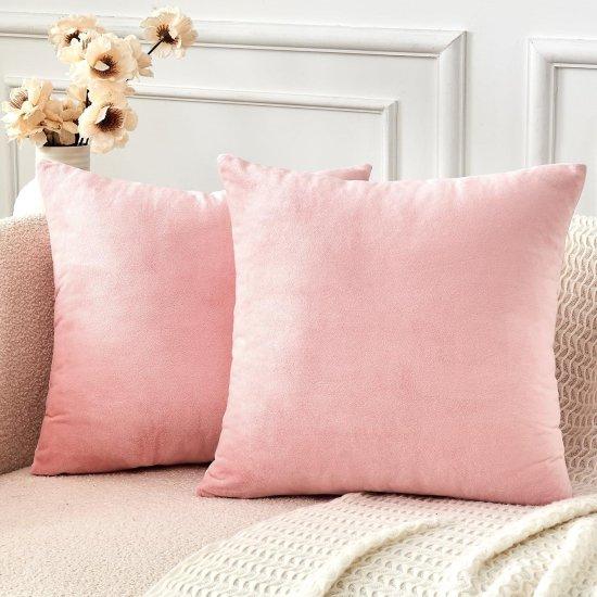 Pembe Kırlent Kılıfı