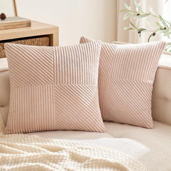 Pembe Kırlent Kılıfı