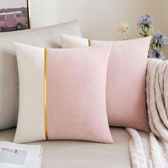 Pembe Kırlent Kılıfı