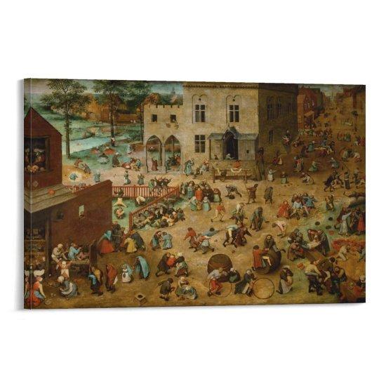 Pieter Bruegel Çocuk Oyunları Tablosu