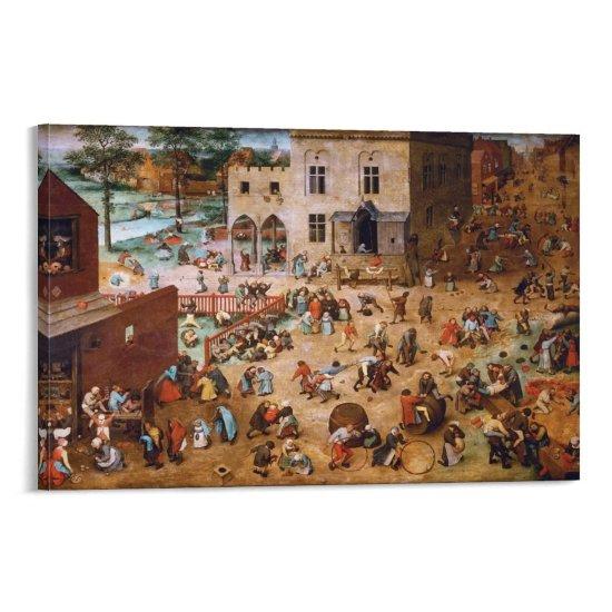 Pieter Bruegel Çocuk Oyunları Tablosu