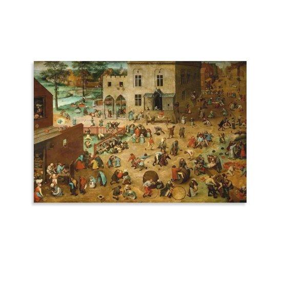 Pieter Bruegel Çocuk Oyunları Tablosu