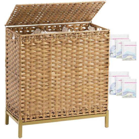 Rattan Çamaşır Sepeti