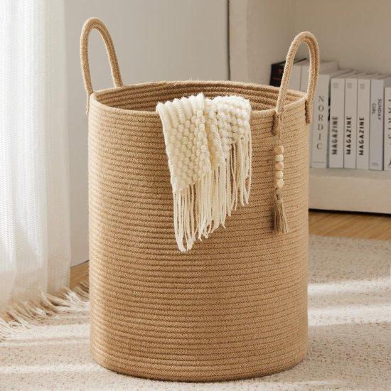 Rattan Çamaşır Sepeti
