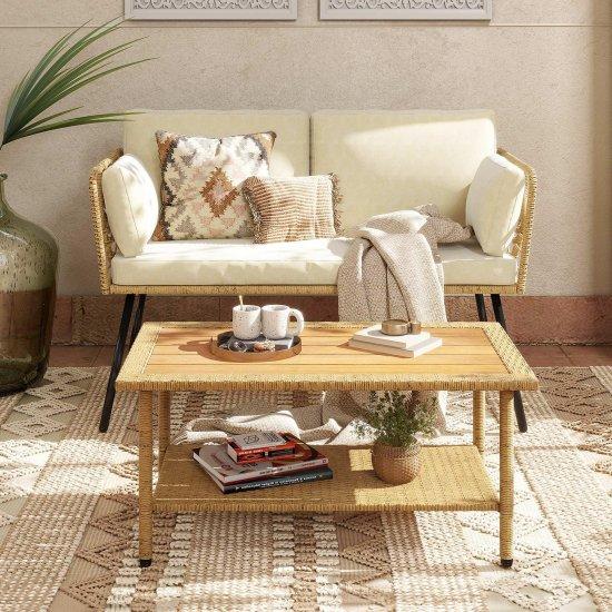 Rattan İkili Koltuk