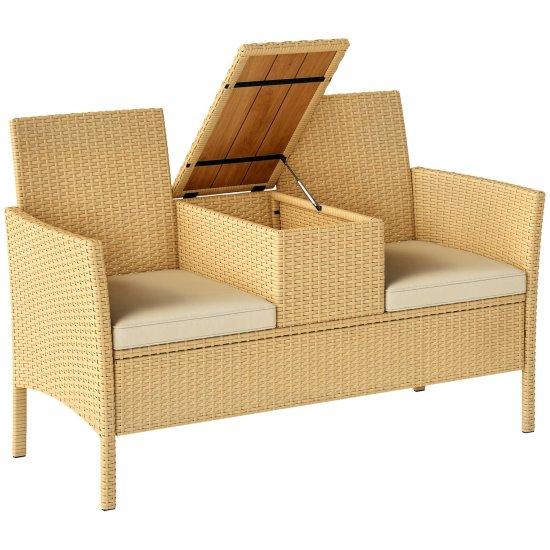 Rattan İkili Koltuk