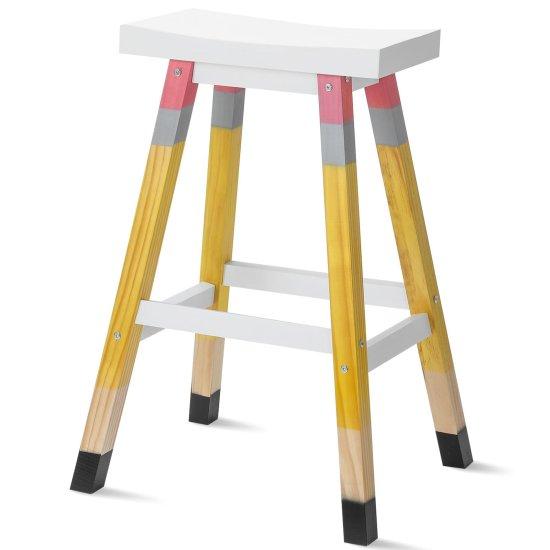 Renkli Ahşap Sandalye