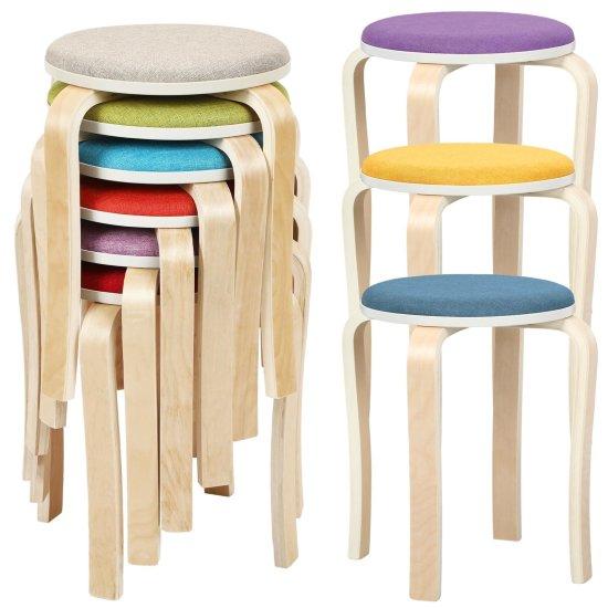 Renkli Ahşap Sandalye