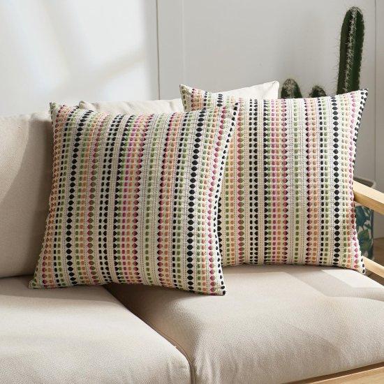 Renkli Kırlent Kılıfı