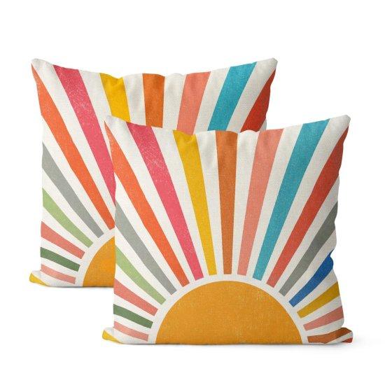 Renkli Kırlent Kılıfı