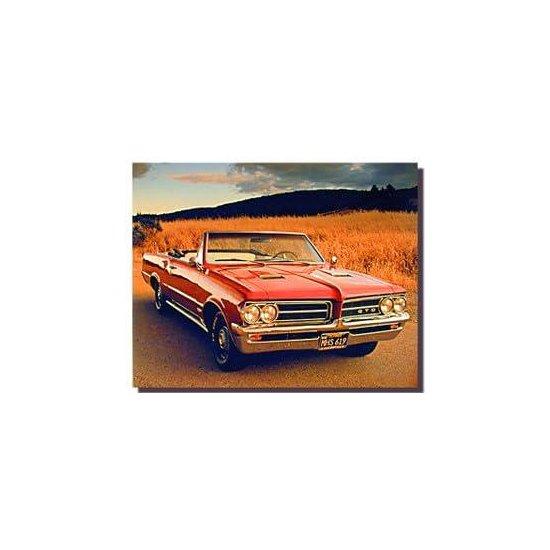 Retro Car Kanvas Tablo