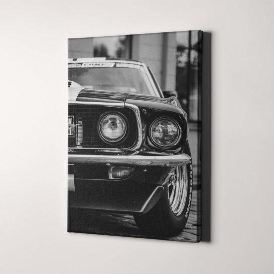 Retro Car Kanvas Tablo